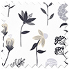 Floral Whimsy, Night Time - Twist&Fit Roman Blind